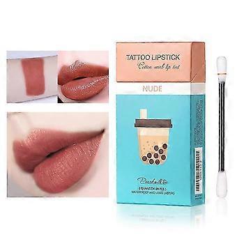 20Pcs Waterproof Non-Stick Lip Tint Cotton Swab, Long Lasting Matte Lip Gloss Applicator, Tattoo Lipstick Cotton Swab Lip Tint