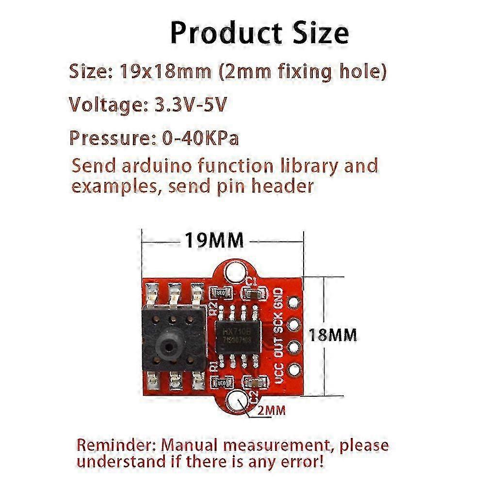 0-40kpa Pressure Sensor Module Water Level And Liquid Level Sensor Controller Board