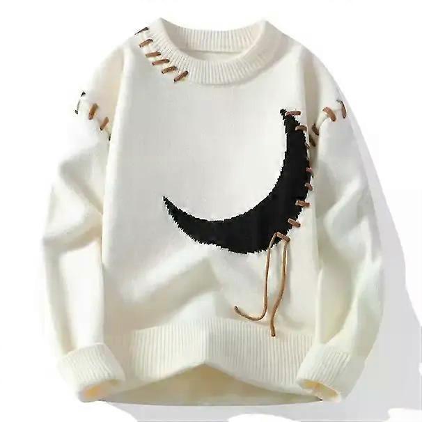 Men's Oversized Cable-Knit Sweater  Soft & Breathable Pullover For Layering