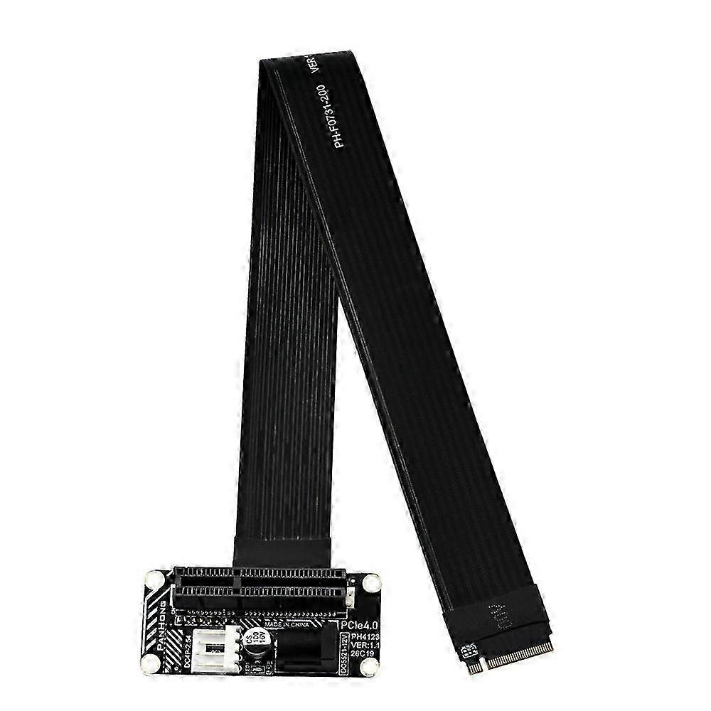 PCIe 4.0 x4 M.2 M-Key Riser Extension Cable