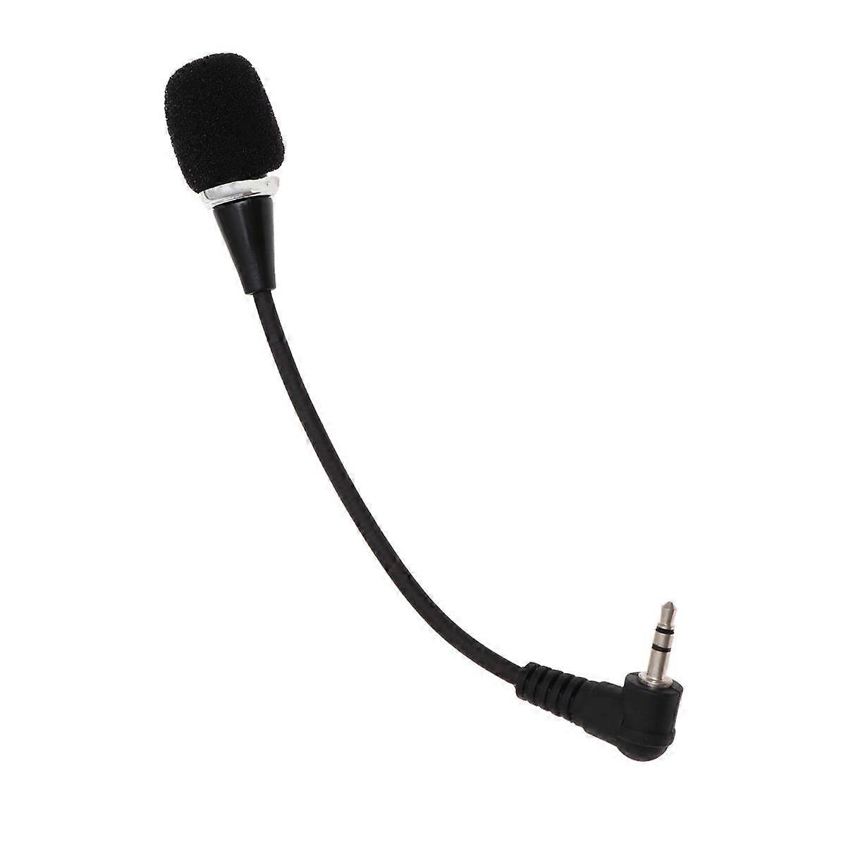 Microphone 3.5mm Mini Condenser Microphone for Amplifier Black