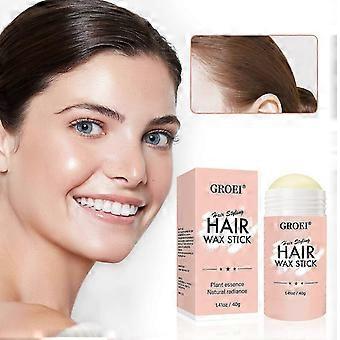 Hair Wax Stick for Women and Men, Flyaway Control and Styling Pomade, No Residue Hair Finishing Stick for Flyaways, All Day Hold Styling Product