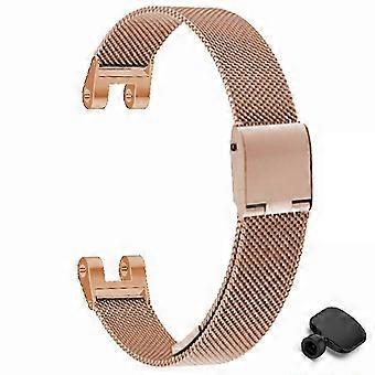 For Garmin Lily Metal Watch Strap Milanese Mesh Wrist Band Replacement with Tool