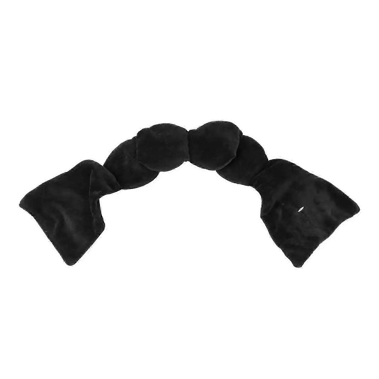 Lightweight Light-Blocking Eye Cover With Microbead Pressure Relief