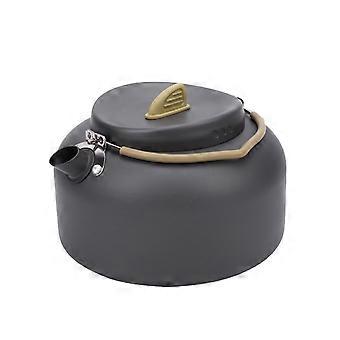 Set portatile da 1,4 litri con bollitore da campeggio antivento e fornello ad alcool per cucinare all'aperto.