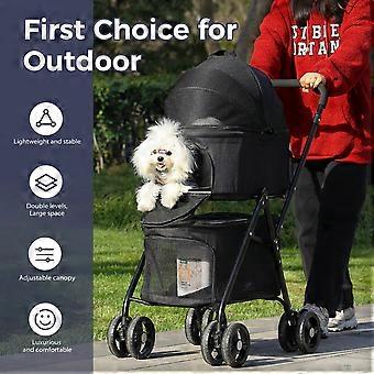 Dog stroller - Foldable dog stroller - Walking stroller - Ultra lightweight.