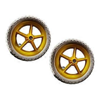 1 par de ruedas de repuesto para bicicleta de equilibrio, neumáticos para bicicleta de entrenamiento, amortiguadores antideslizantes, regalo de cumpleaños, juguetes, no inflables.