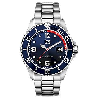 IJsstaal horloge voor Unisex Analog Quartz met roestvrijstalen armband IC017324