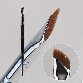 Sickle Eyeliner Brush with Knife Edge and Ultra-Thin Design
