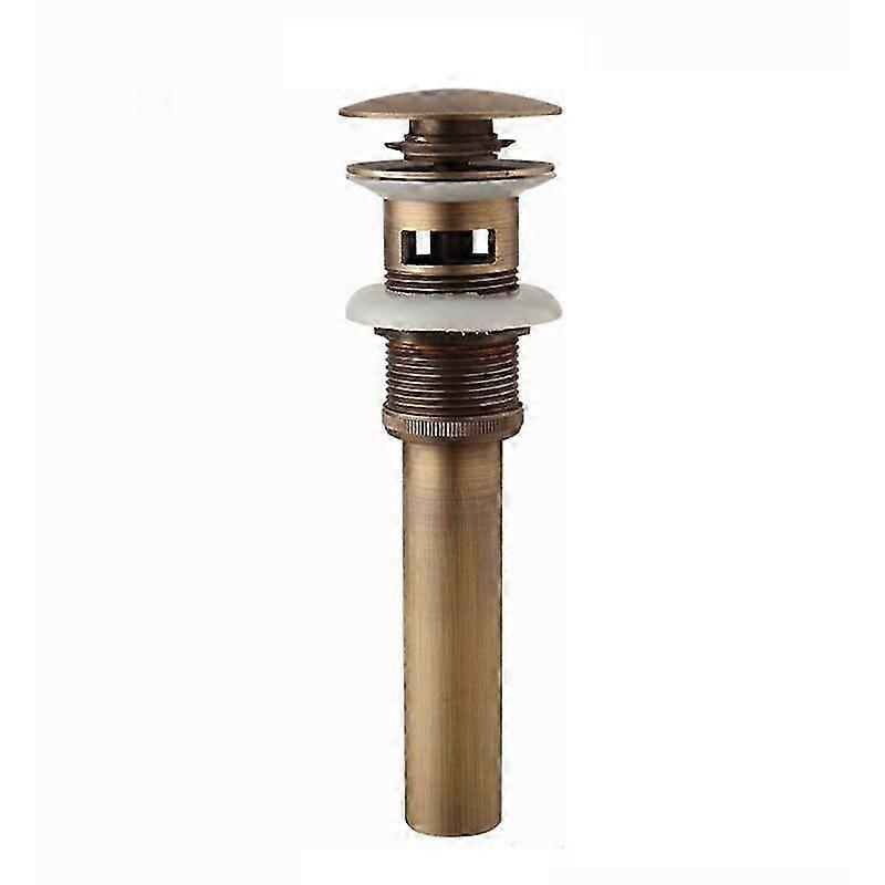 Universal Brass Sink Plug With Overflow
