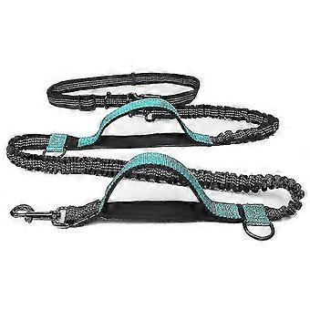 Hands-Free Dog Walking Belt-Adjustable Holder for UK Runners (Green)_wxd2