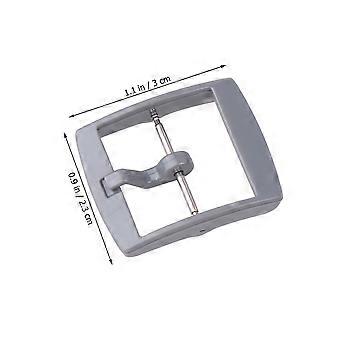 Riziku Buckle Plastic Watch Band Buckle for Watch 4Pcs Easy Install Grey