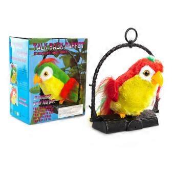 Interactive Talking Pet Toy With Swing Head And Wings
