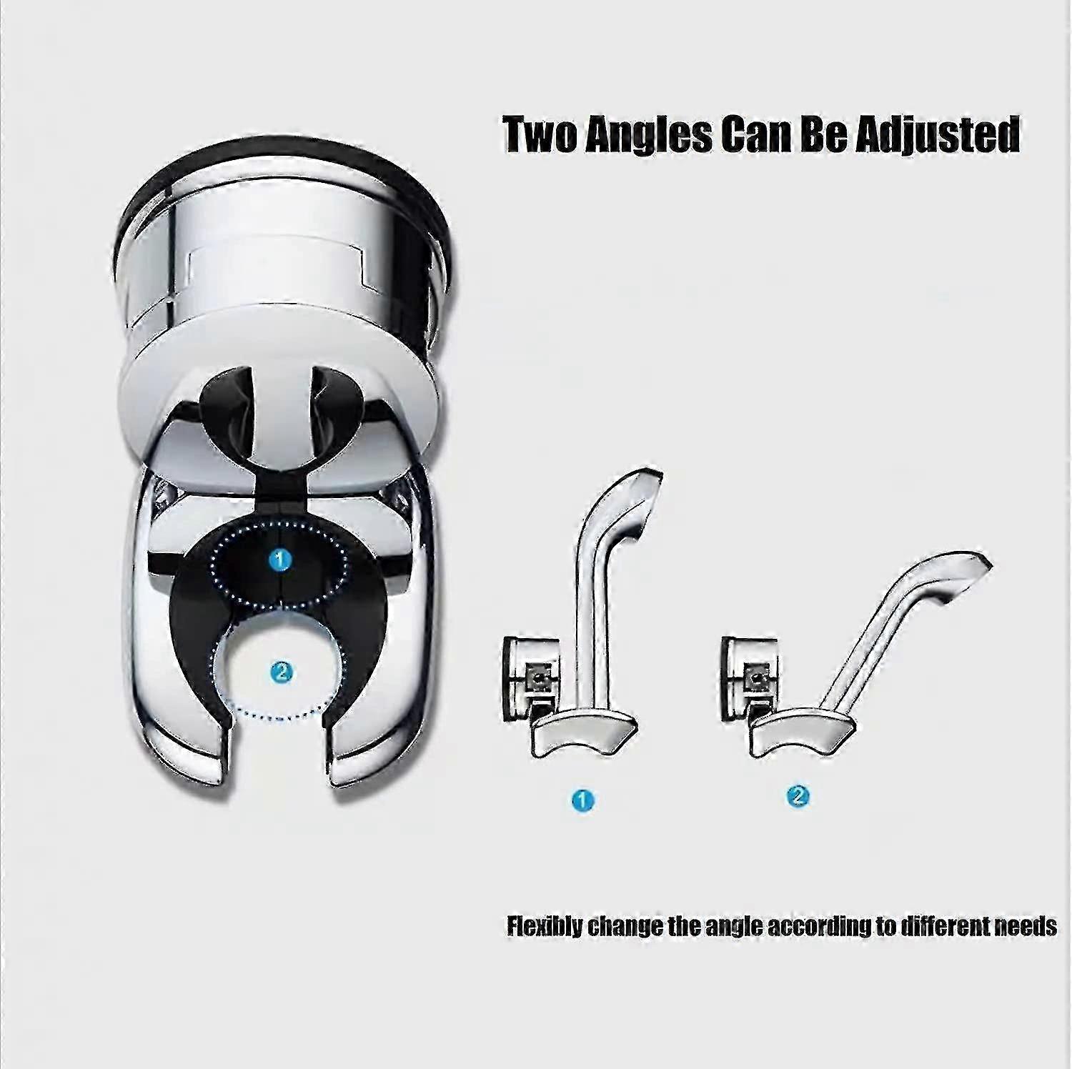Large Adsorbability Suction Cup Replaceable Handheld Shower Holder Without Drilling Suction Cup Wall