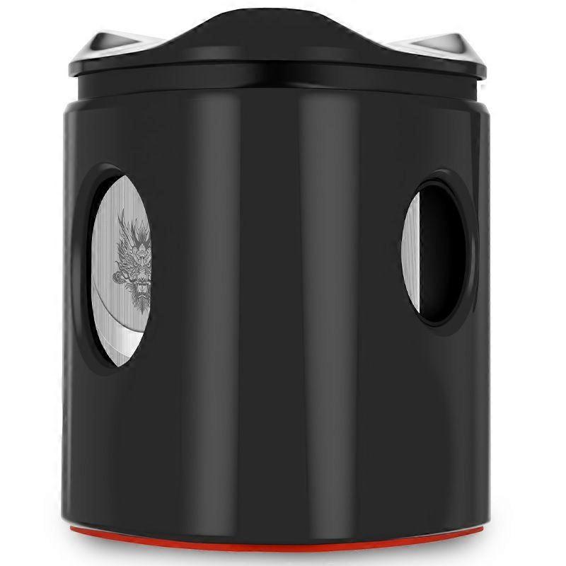 Cigar cutter with three calibers, sharp and smooth cut