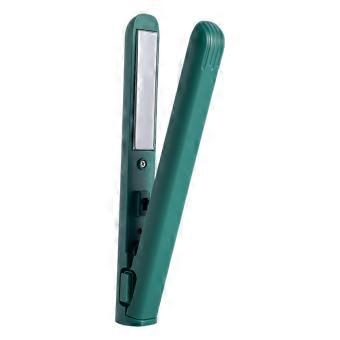 2 in 1 Hair Straightener and Curler USB Powered Mini Travel Flat Iron Rapid Heat Up Ceramic Tool