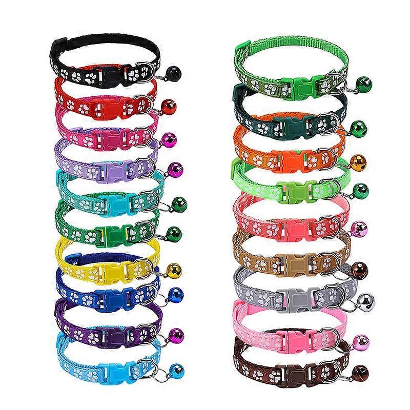 Adjustable Rhinestone Velvet Cat Collar