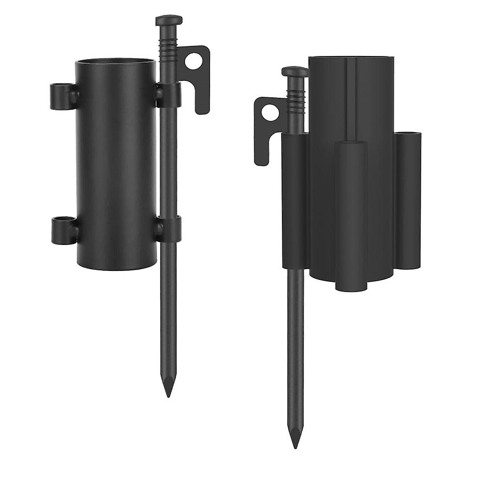 Windproof Tent Pole Rod Holders - Tarp Pole Nails, Canopy Base Fixtures, Pegs For Secure Setup