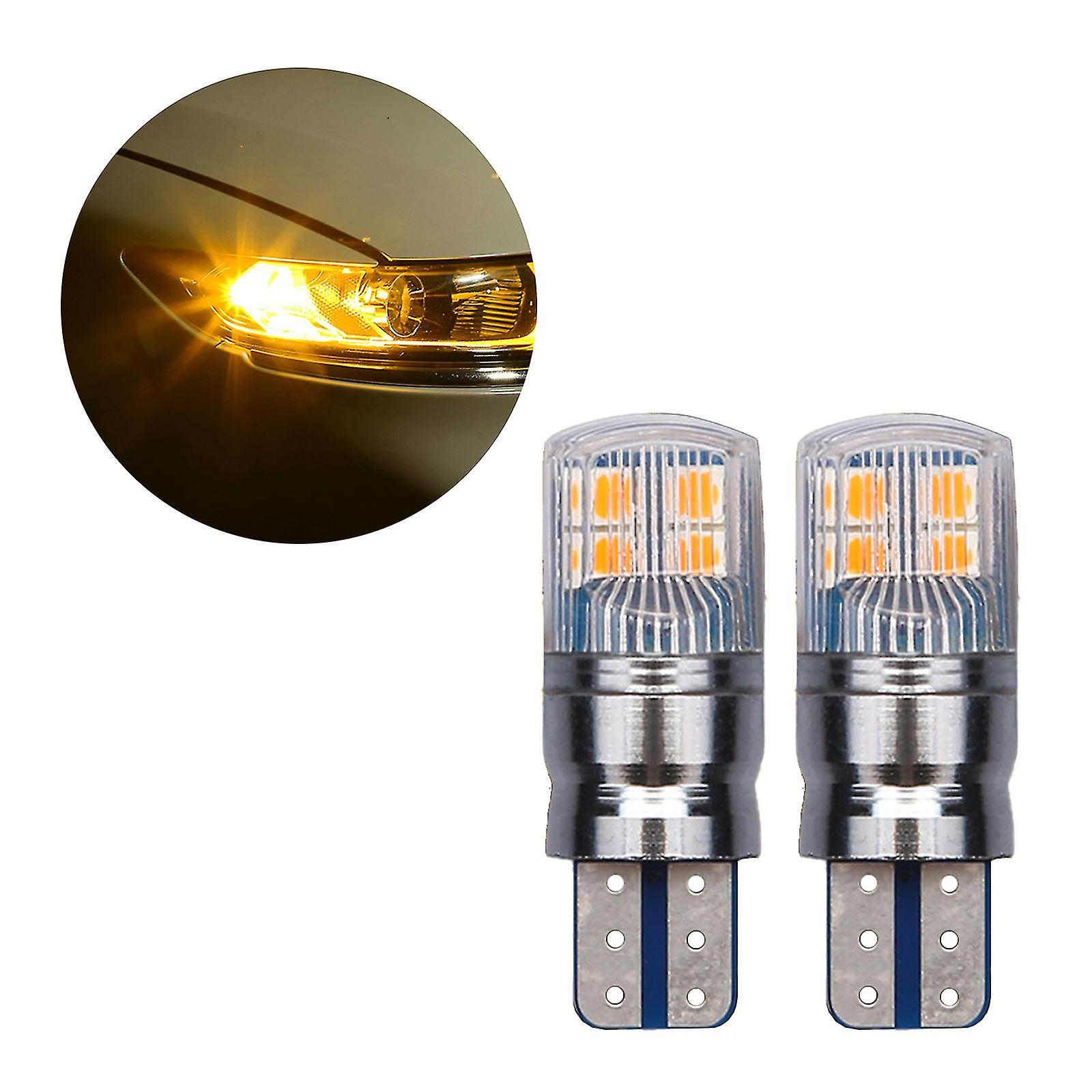 2pcs 800lm W5w 3030 Smd Canbus Car Truck T10 Led Wedge Replace Reverse Instrument Panel Lamp Bulbs For Clearance Lights