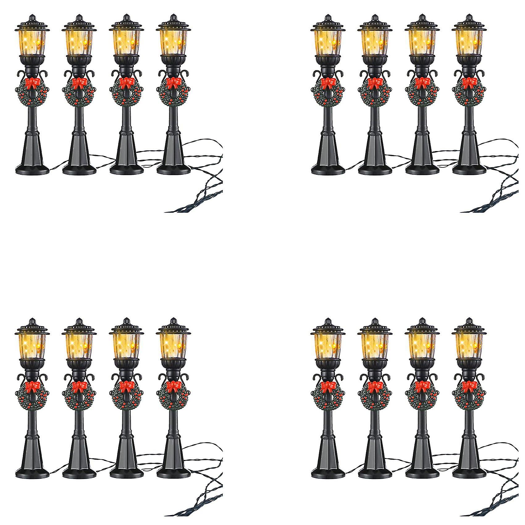 4 Pcs Mini Lamp Post Lamp For Diy Doll