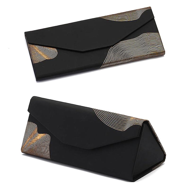 Annual Rings Fold Up Sunglasses Case Triangular Fold Up Glasses Case