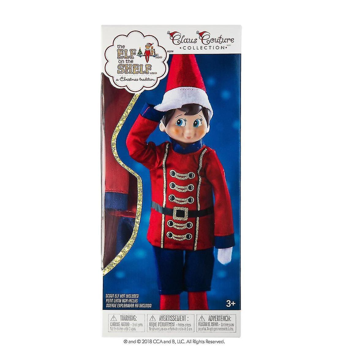 Pixies Are On The Shelf In The Klaus Sugar Plum Soldier Fashion Collection.