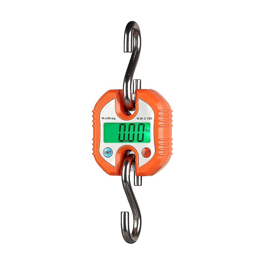 Portable 150kg/50g LCD Digital Parcel Hanging Baggage Electronic Hook Scale