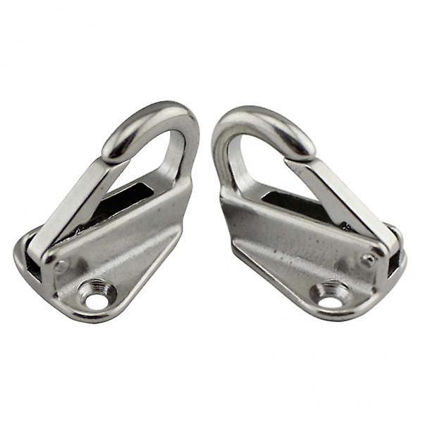 2xLots 2 316 Stainless Steel Boat Tug Spring Snap Fending Hook Attach Rope