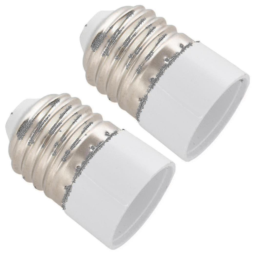 2x E27 To E14 Base Led Light Lamp Bulb Adapter Converter