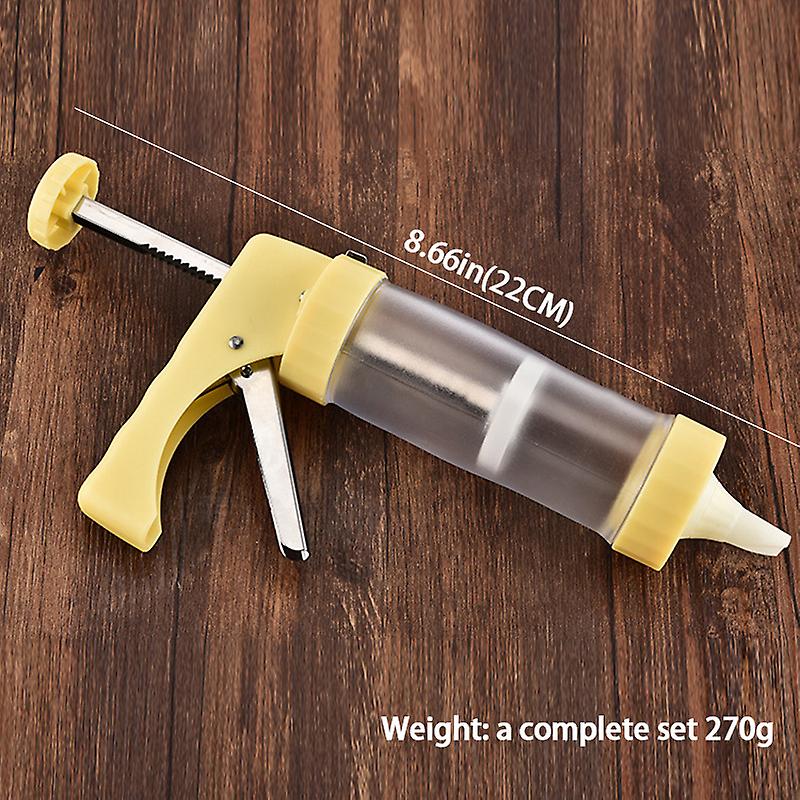 1pc Mounting Gun Set Chocolate Cake Squeeze Flower Kitchen Baking Diy Cream Mounting Device