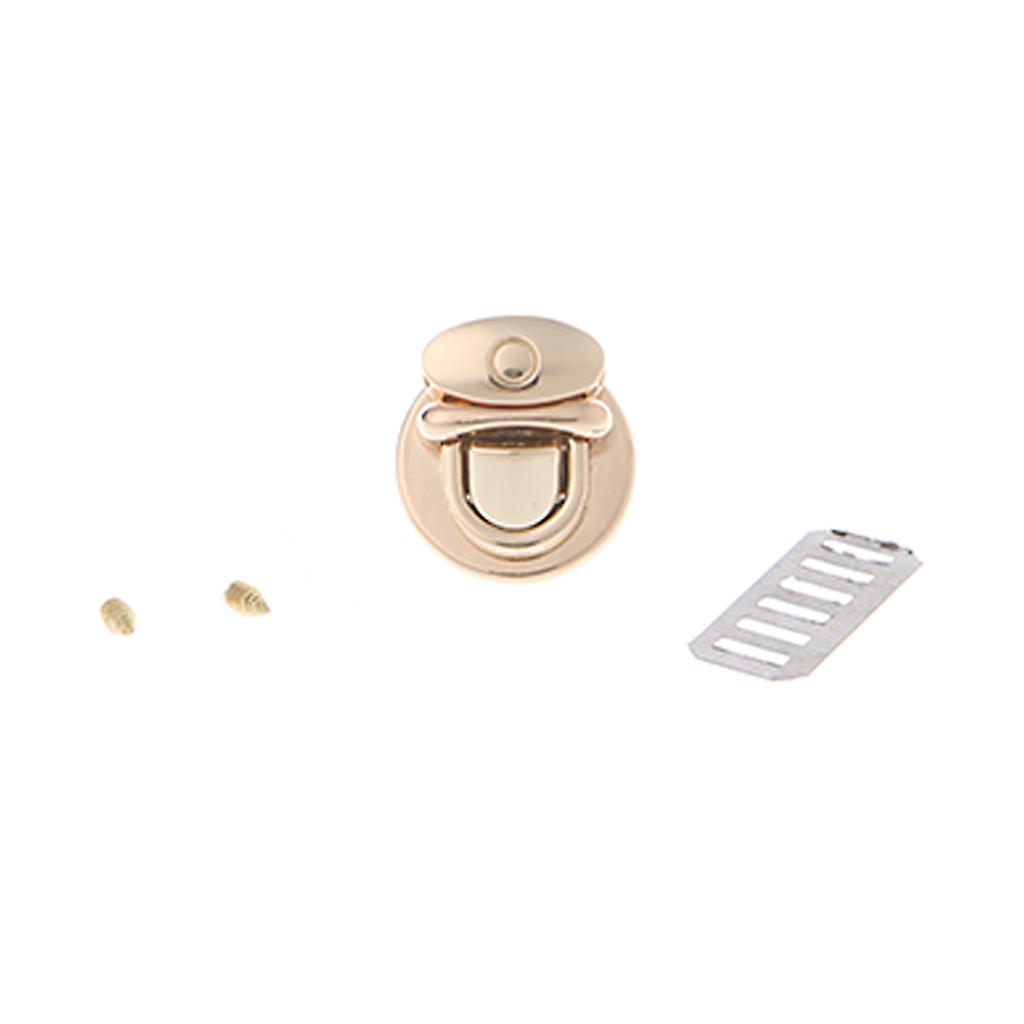 Metal Round Shape Clasp Turn Lock Twist Lock for DIY Handbag Bag Purse Hardware