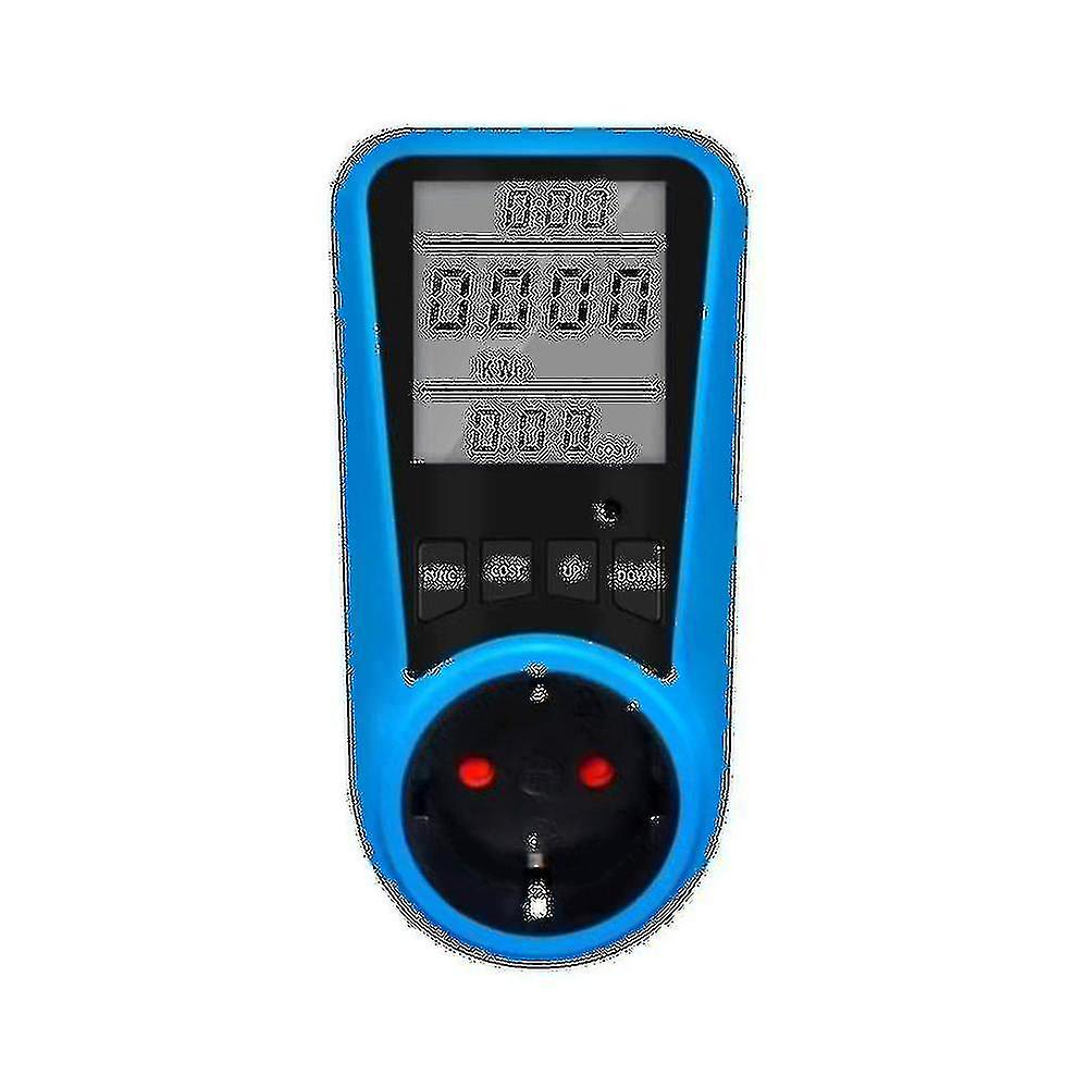 Socket Digital Current Meter Voltmeter Ac Power Meter Time Watt Tester Wattmeter - Eu Plug