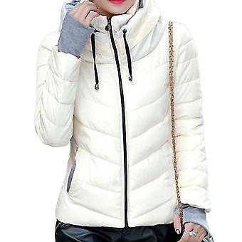 Women's Slim Fit Down Coat High Neck Bib Insulation Waterproof Tight Outwear For Home Date Party Shopping