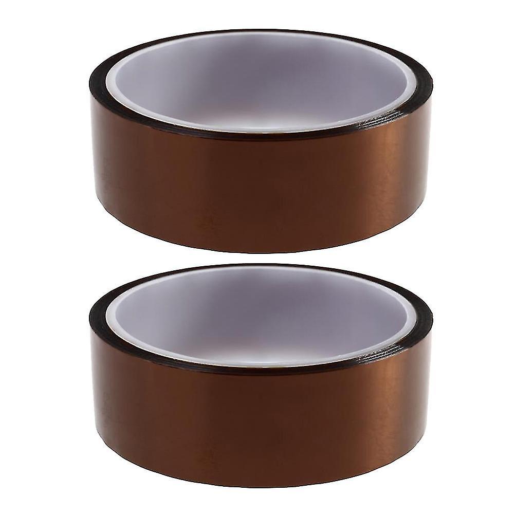 2pcs Tapes High Temp Tape Heat Resistant Tape Polyimide Tape Thermal Tape