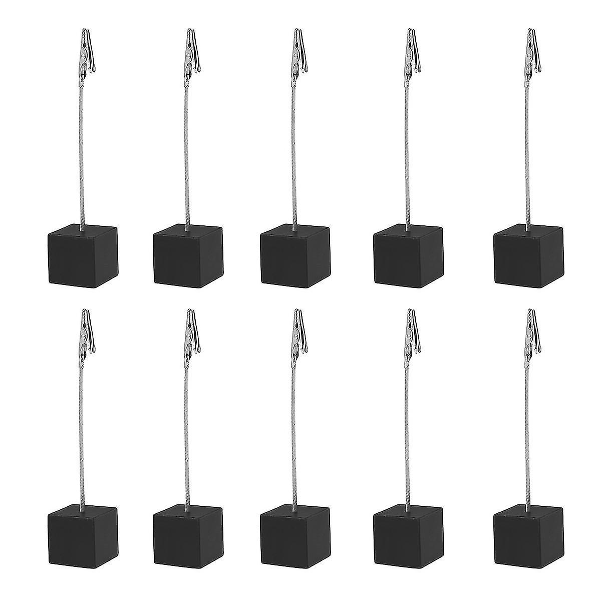 10 Pcs Memo Clip Number Holder Menu Clip With Alligator Clasp For Pictures Photo Paper Card Place