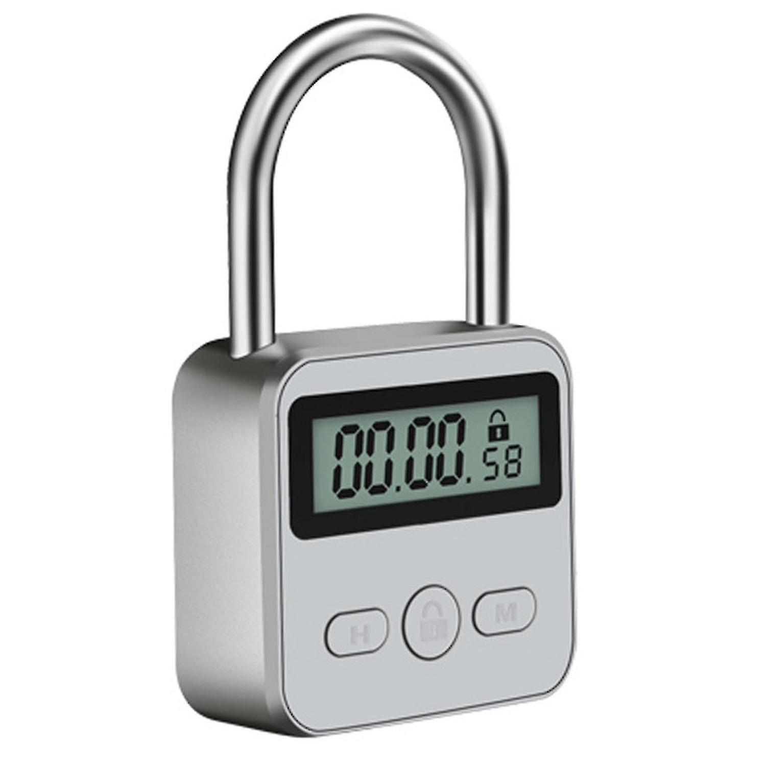 Metal Timer Lock Lcd Display Multi-function Electronic Time 99 Hours Max Timing Usb Rechargeable Tim