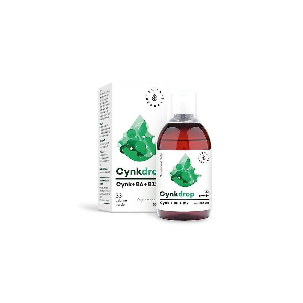Dietary supplements Aura Herbals Cynkdrop Cynk Z Witaminami B6 I B12 liquid (500 ml) BI2630