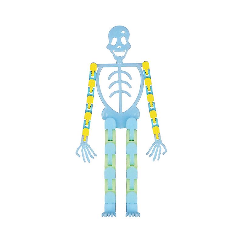Luminous Skeleton Body Scary Halloween Toy Stress Anxiety Pressure Relieving