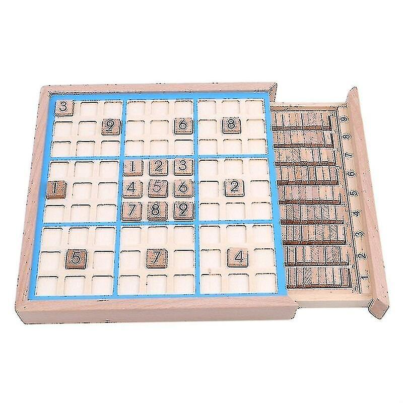 Sudoku Chess Checkers Folding Game Table Toy Learning Education Toy