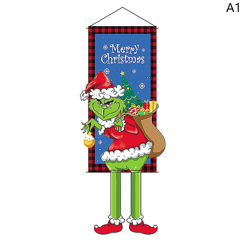 1pc Merry Christmas Hanging Flag Christmas Atmosphere Layout Decoration Gift