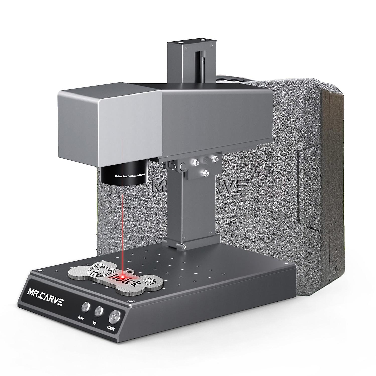 MR. CARVE M1 Pro Laser Engraver Desktop Marking Engraving Carving Marker Machine with RT5 Rotary Rol