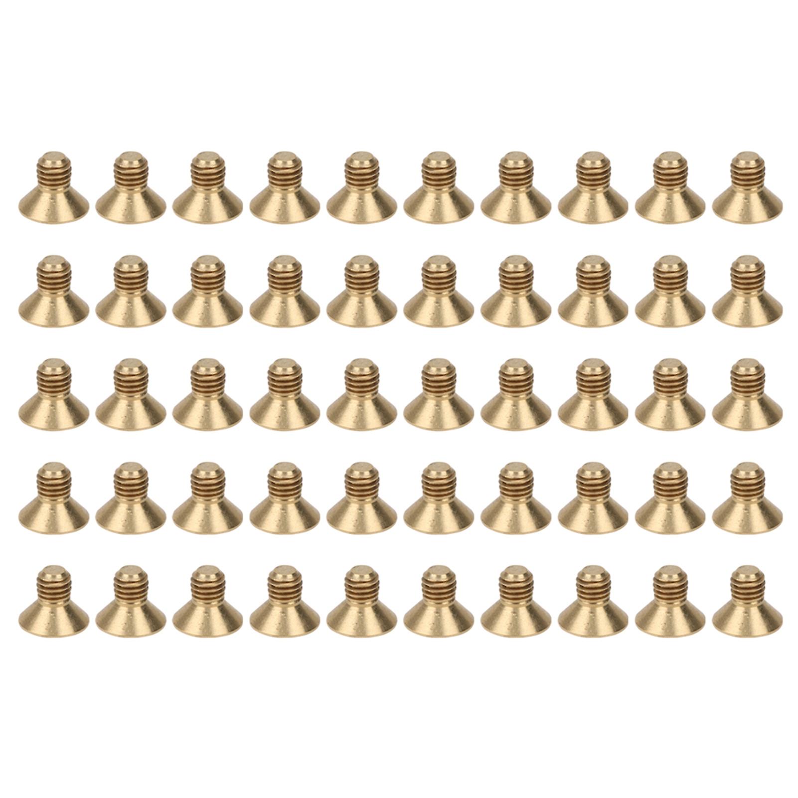 Countersunk Hex Socket Screws, Copper, Flat Head, Hardware Accessories