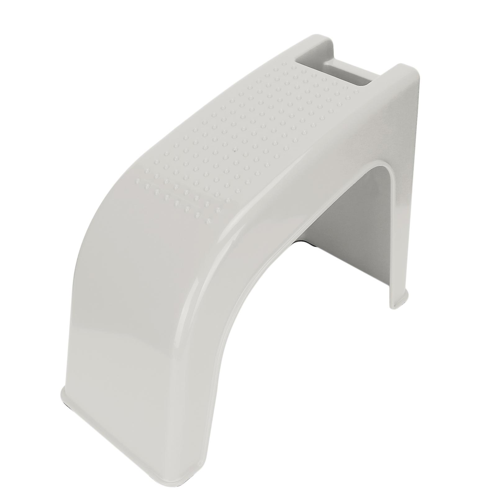 Shower Footrest, Strong Load-bearing, Non-slip, Stable, Massaging, Comfortable, Lightweight, Pedicure Stool, Beige