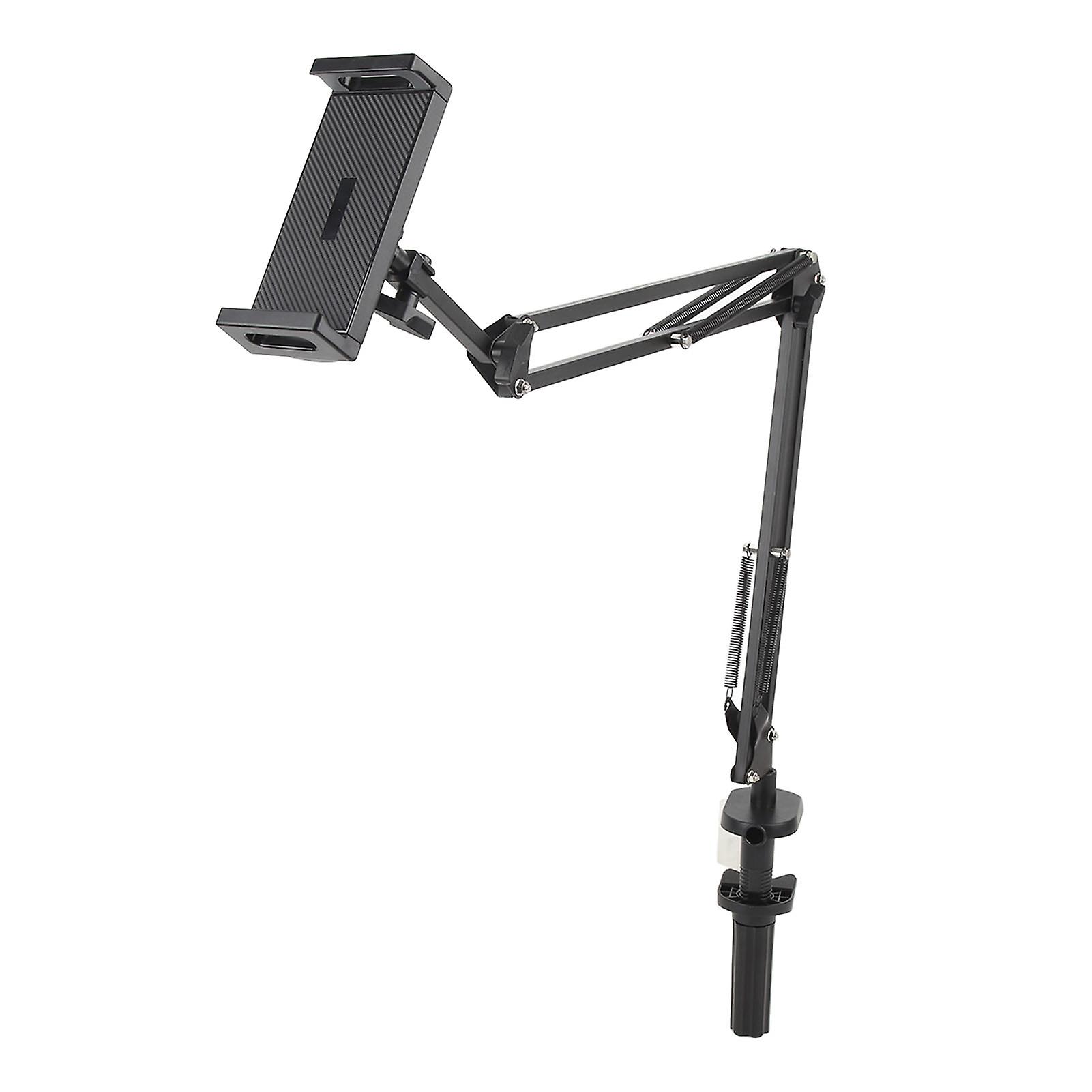 Phone Mount Holder Foldable Arm Adjustable Tablet Clamp Universal for Table Desk Bed 