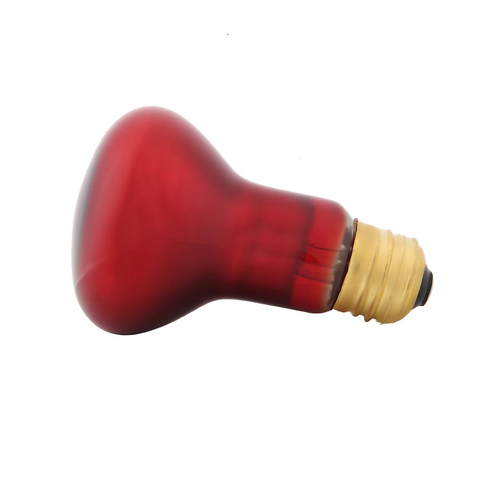 E27 75W Red Infrared Reptile Heating Lamp 10x6.5x6.5cm Glass