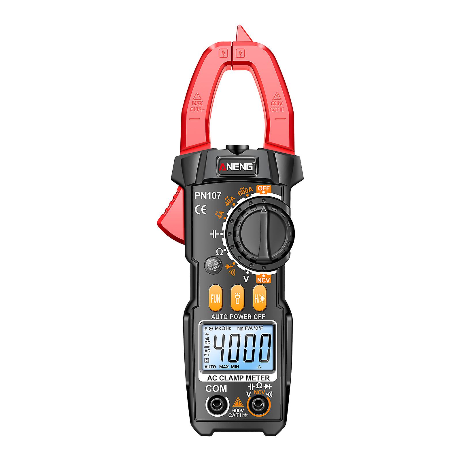 Digital Clamp Meter Cat Ii 600v Ac Voltage Multimeter Tester