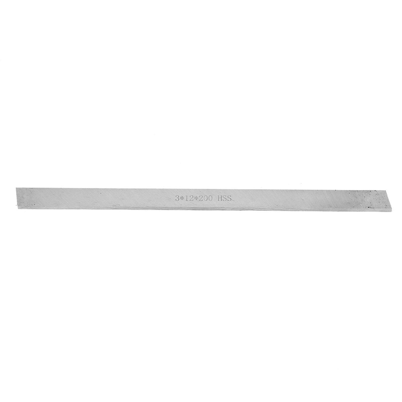 Outil de tournage en acier rapide HSS, barre carrée en acier blanc (3 x 12 x 200 mm)