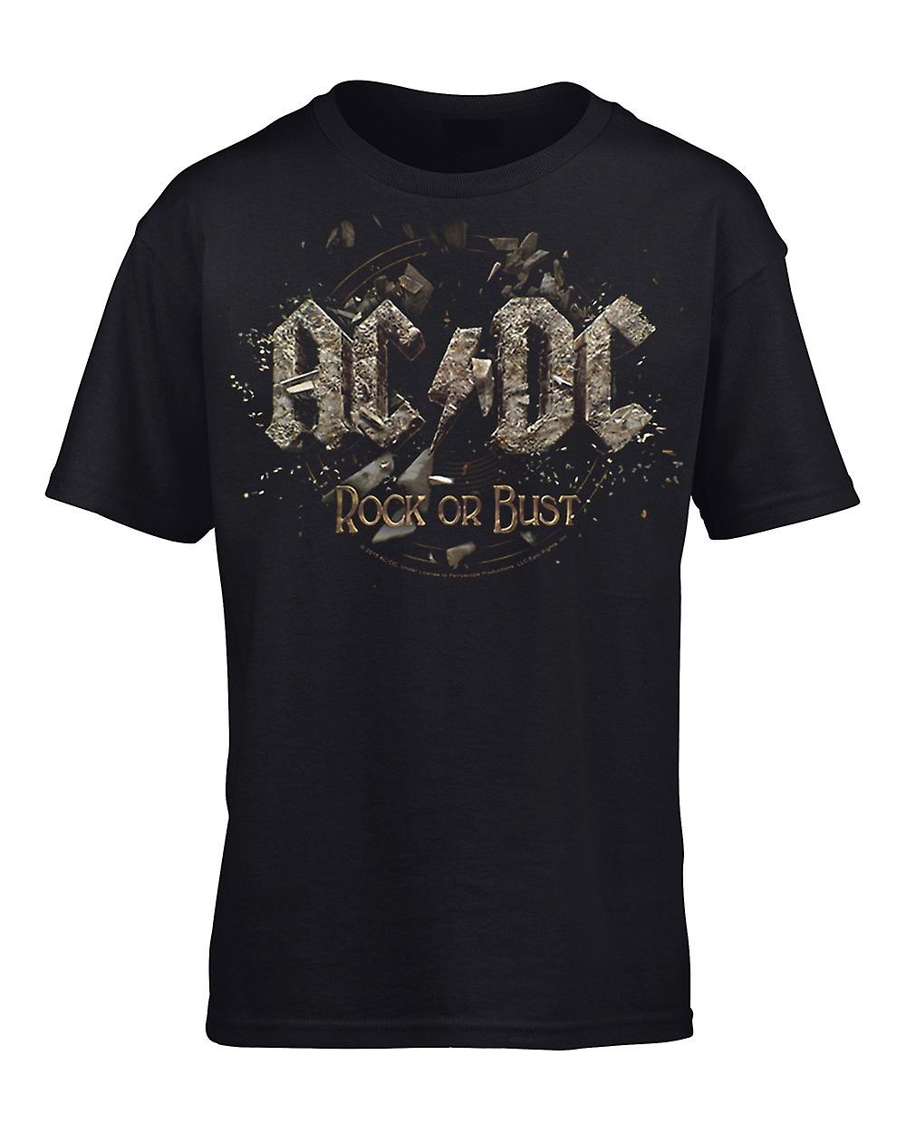 AC / DC Rock oder Büste Kinder T-Shirt