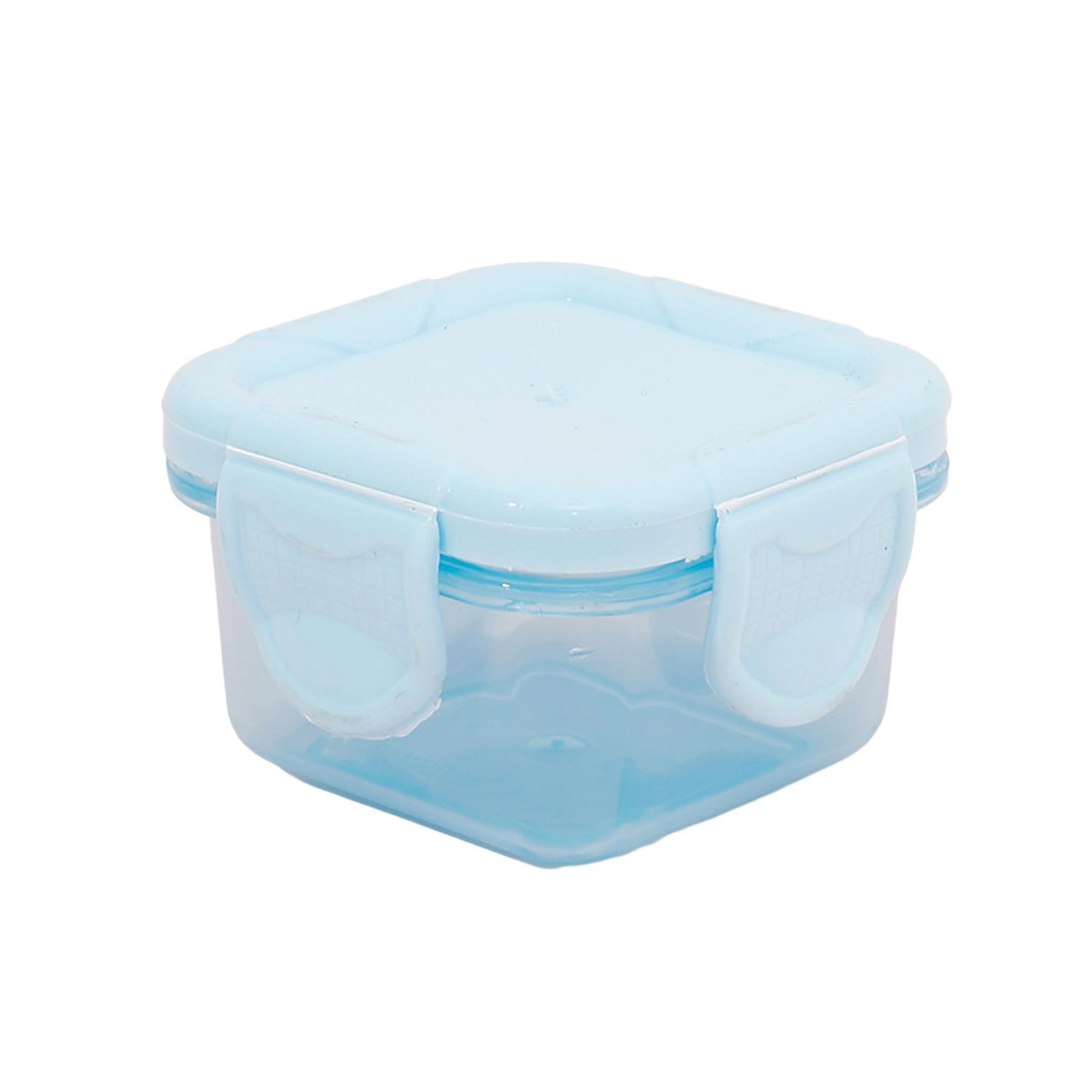 OuZhan 60ml Transparent Visible Food Storage Box with Leakproof Lid Heat-resistant Mini Food Grade