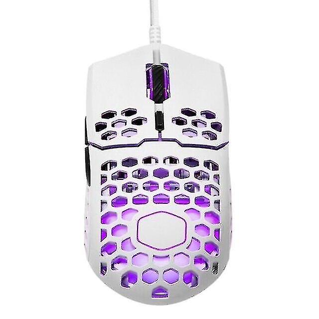 6 Button Luminous Wired Mouse Gaming Mouse(white)